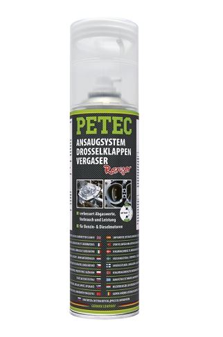 PETEC 72450 Ansaugsystem- Drosselklappen- und Vergaserreiniger 500 ml .