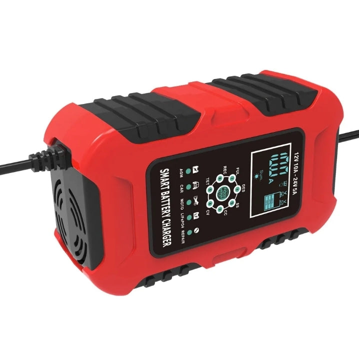 Ladegerät LKW Auto Motorrad 12V 10A, 24V 5A LiFePO4 Lithium Blei, Gel, AGM, Blei Nass mit Reparaturmodus .