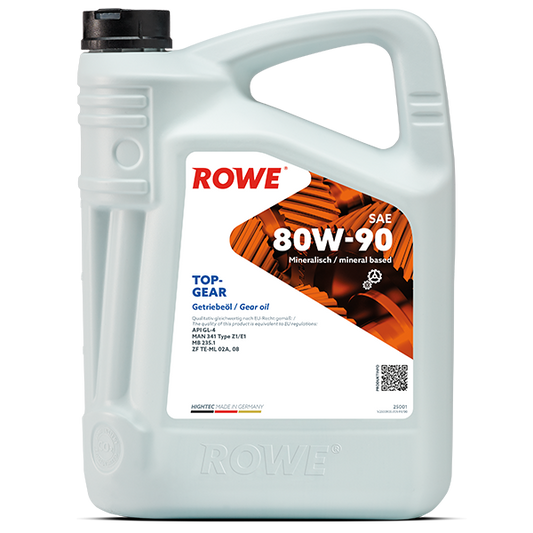 ROWE HIGHTEC TOPGEAR SAE 80W-90 / Mehrbereichs-Getriebeöl auf Mineralölbasis .