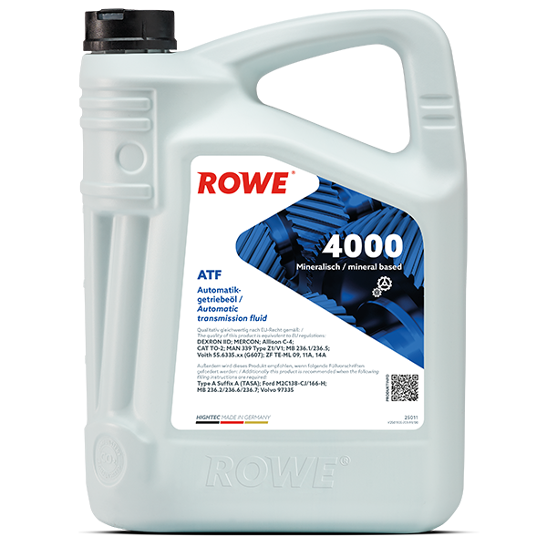 ROWE HIGHTEC ATF 4000 Automatik Getriebeöl / ATF Fluid auf Mineralölbasis .