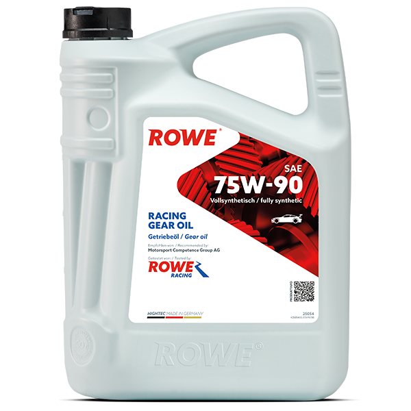 ROWE HIGHTEC RACING GEAR-OIL SAE 75W-90 / Vollsynthetisches Hochleistungs-Mehrbereichs-Getriebeöl Rennsport .