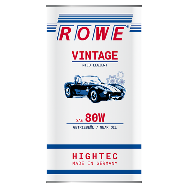 ROWE HIGHTEC VINTAGE SAE 80W / Mild legiertes Getriebeöl auf Mineralölbasis .