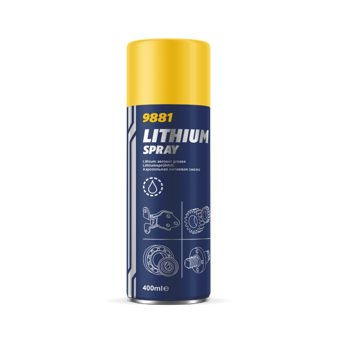 Fett Spray MANNOL 9881 Lithium Fett Spray 400ml .