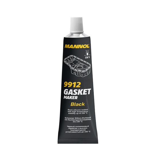 MANNOL 9912 Gasket Maker Black / Dichtungsmittel schwarz -40 °C bis +230 °C .