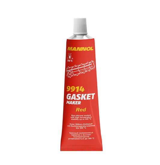 MANNOL 9914 Gasket Maker Red / Dichtungsmittel rot -50 °C bis + 300 °C .