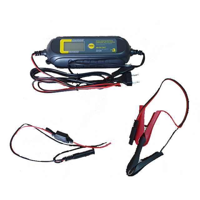 Ladegerät Auto & Motorrad 6V / 12V: Gel - AGM - Nass 6 - 12 V, 4A / 1A