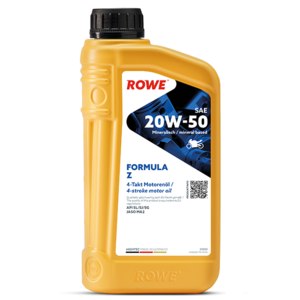 ROWE HIGHTEC FORMULA SAE 20W-50 Z / Motorrad Motorenöl auf Mineralölbasis JASO MA2 .