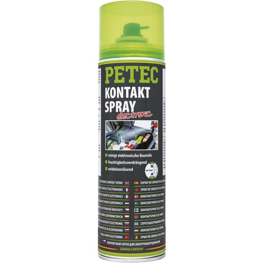 PETEC 71150 Kontakt Spray / für elektrische und elektronische Bauteile 500 ml .