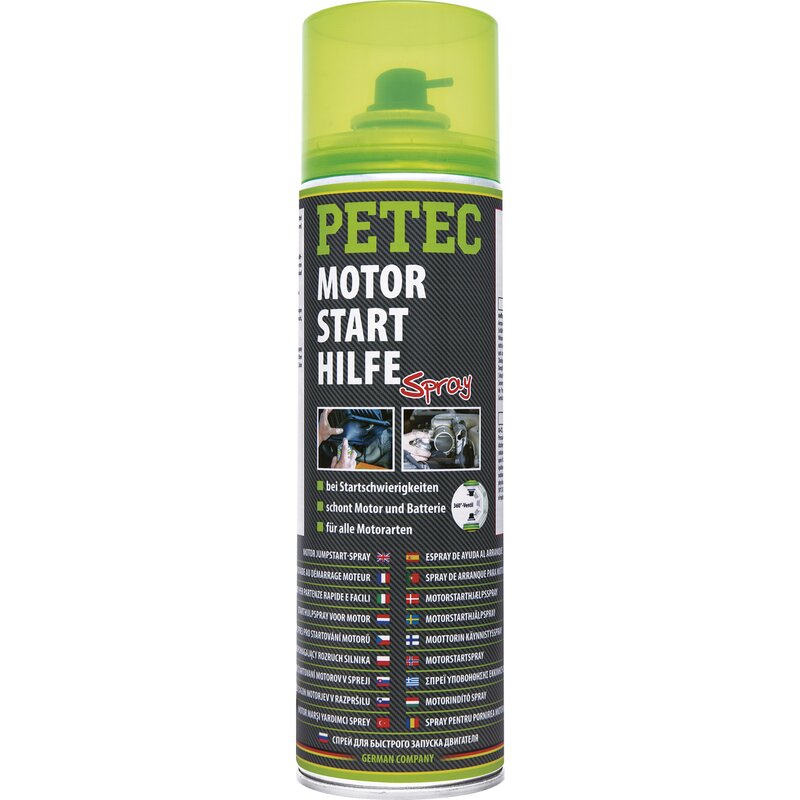 PETEC 70450 Motorstarthilfe Spray 500 ml .