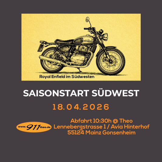 Saisoneröffnung der Royal Enfield Freunde Südwest am 18.04.2026