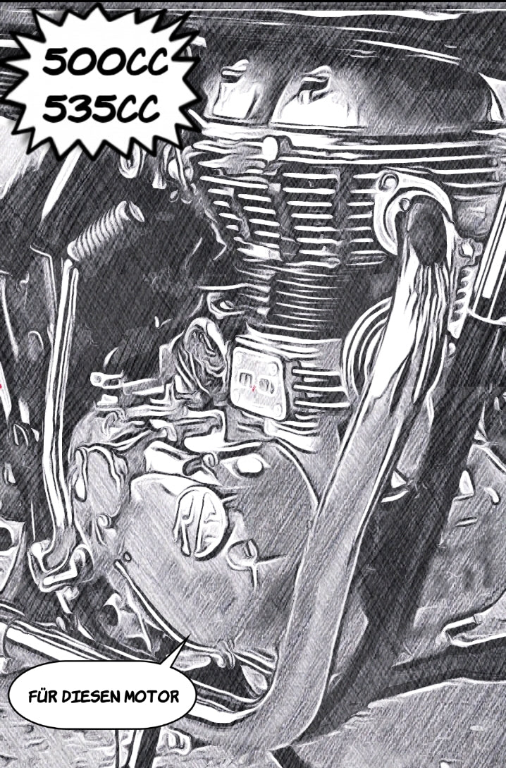 für Royal Enfield® 500cc ( Classic 500, Bullet 500 unit, GT 535 )