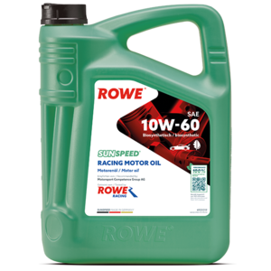 ROWE SUNSPEED RACING MOTOR OIL SAE 10W-60 4920019 / 100% biosynthetische Basis Motoröl