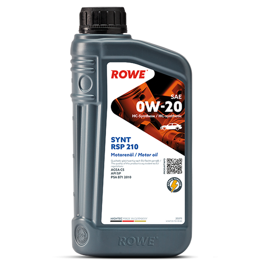 ROWE HIGHTEC SYNT RSP 210 SAE 0W-20 Peugeot Motoröl .