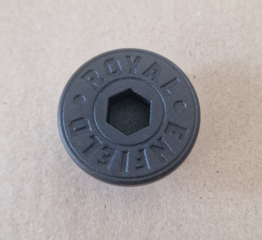 Royal Enfield 650er Modelle: Schraube im linken Motorseitendeckel: blank oder schwarz