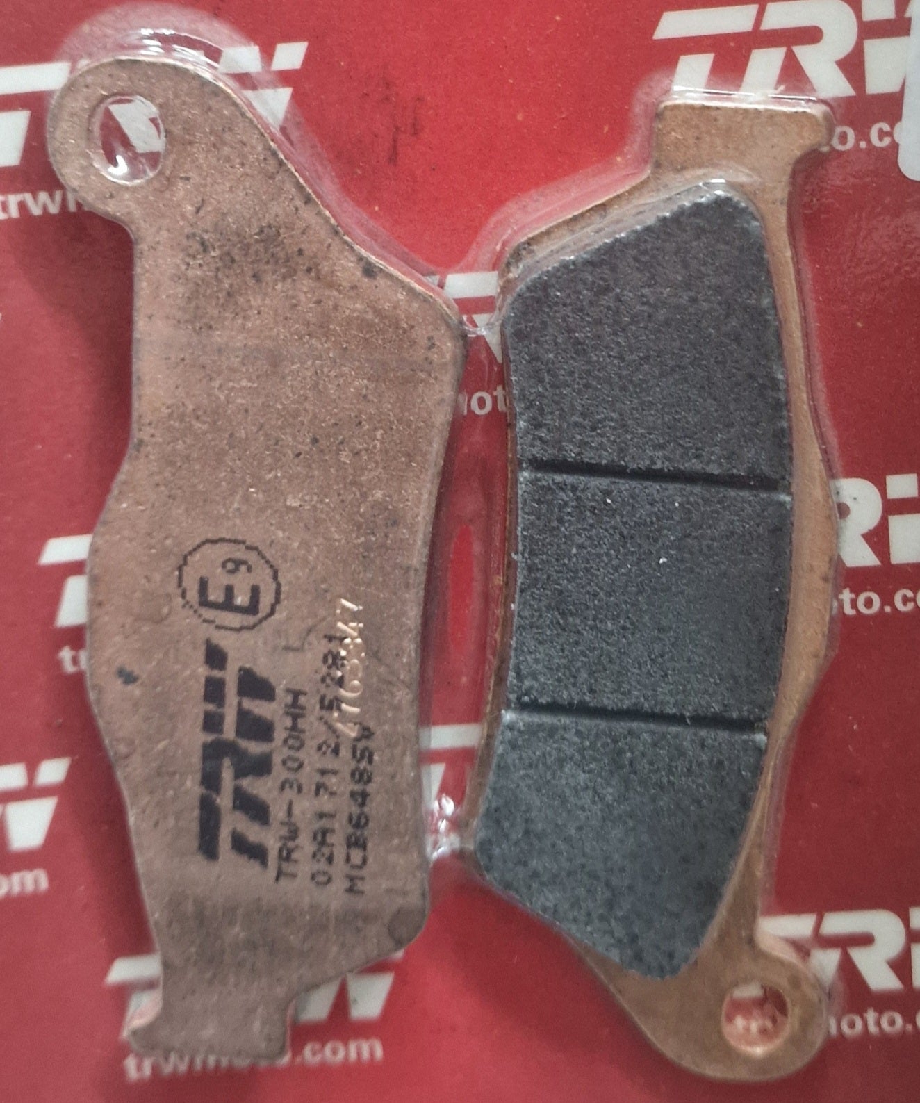 TRW MCB648 SV Bremsbeläge vo. Royal Enfield Himalayan 411 und 450, Scram, Classic 500, Bullet 350