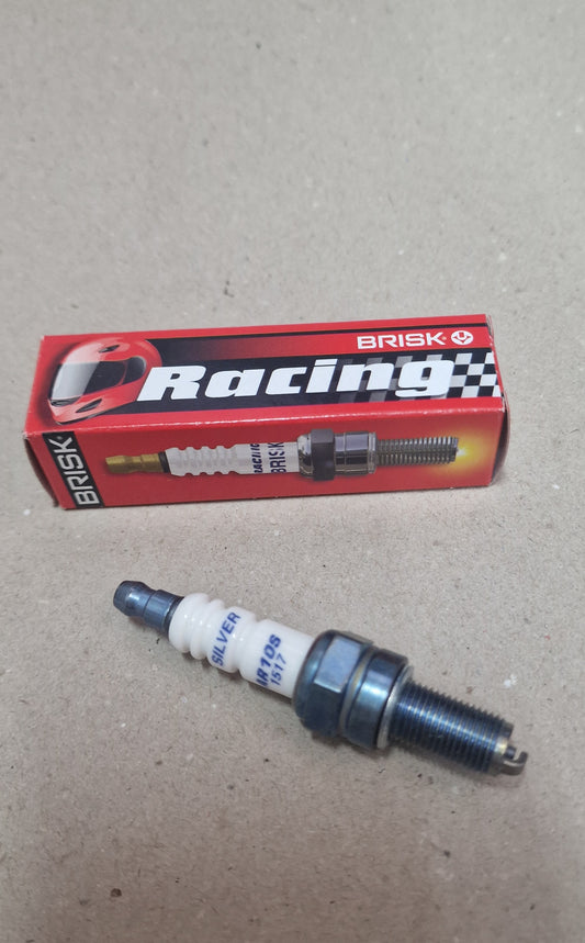 Zündkerze BRISK AR10S mit Silberelektrode / Triumph Street Triple 675, Suzuki, Yamaha, Ducati, Honda, Kawasaki, KTM, MV Agusta etc.