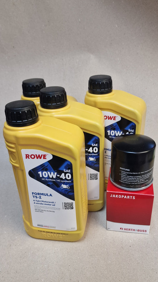 Triumph Speed Triple 675: SAE 10W-40 Ölwechsel Set