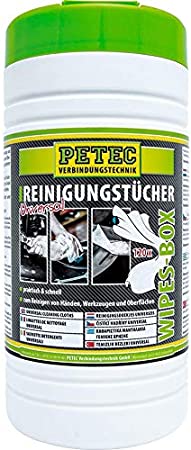 PETEC 82120 Reinigungstücher, Wipes-Box .