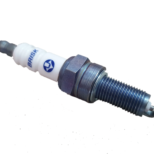 Zündkerze BRISK AR14YS mit Silberelektrode / Royal Enfield Himalayan 411, Scram 411, GT 650, Interceptor 650 .